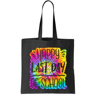 Happy Last Day Of School Rainbow Dye Bag