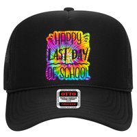 Happy Last Day Of School Rainbow Dye Trucker Hat