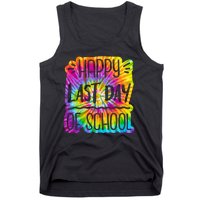 Happy Last Day Of School Rainbow Dye Tank Top