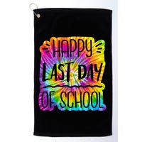 Happy Last Day Of School Rainbow Dye Golf Towel
