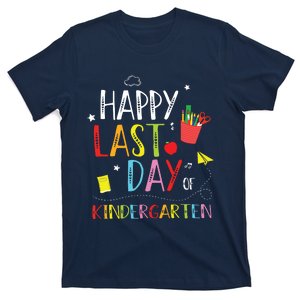 Happy Last Day Of Kindergarten Hello Summer Graduation Gift T-Shirt