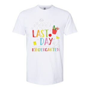 Happy Last Day Of Kindergarten Hello Summer Graduation Gift Softstyle CVC T-Shirt