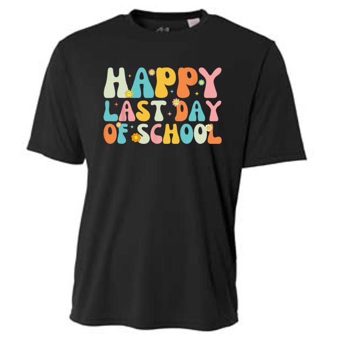 Happy Last day of School Teacher Student Graduation Cooling Performance Crew T-Shirt