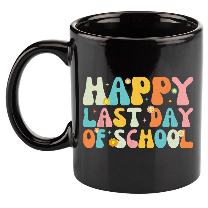 Happy Last day of School Teacher Student Graduation 11oz C Handle Ceramic Mug