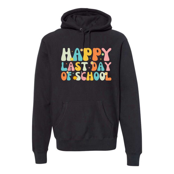 Happy Last day of School Teacher Student Graduation Premium Hoodie