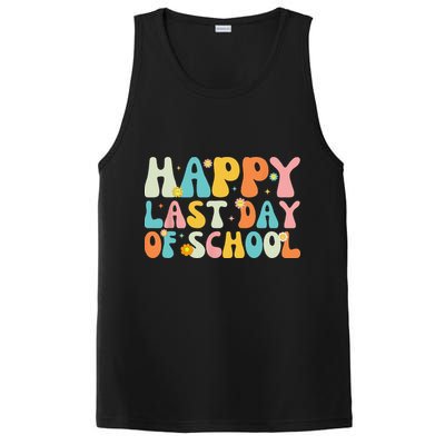 Happy Last day of School Teacher Student Graduation PosiCharge Competitor Tank