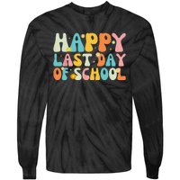 Happy Last day of School Teacher Student Graduation Tie-Dye Long Sleeve Shirt