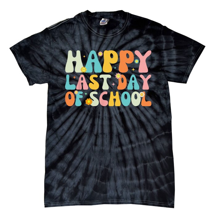 Happy Last day of School Teacher Student Graduation Tie-Dye T-Shirt