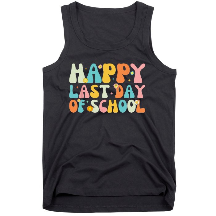 Happy Last day of School Teacher Student Graduation Tank Top