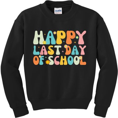Happy Last day of School Teacher Student Graduation Kids Sweatshirt
