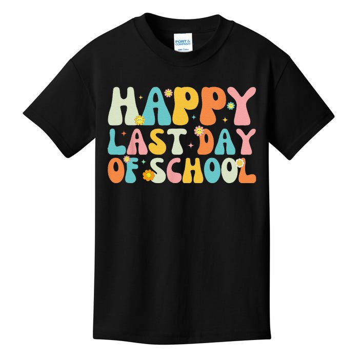 Happy Last day of School Teacher Student Graduation Kids T-Shirt