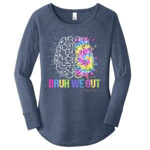 Happy Last Day Of School Teacher Student Bruh We Out Gift Women's Perfect Tri Tunic Long Sleeve Shirt