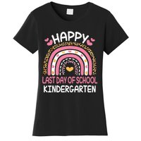 Happy Last Day Of Kindergarten Teacher Student Graduation Women's T-Shirt