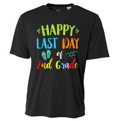 Happy Last Day Of 2Nd Grade Summer Vacation Gift Ideas Cooling Performance Crew T-Shirt