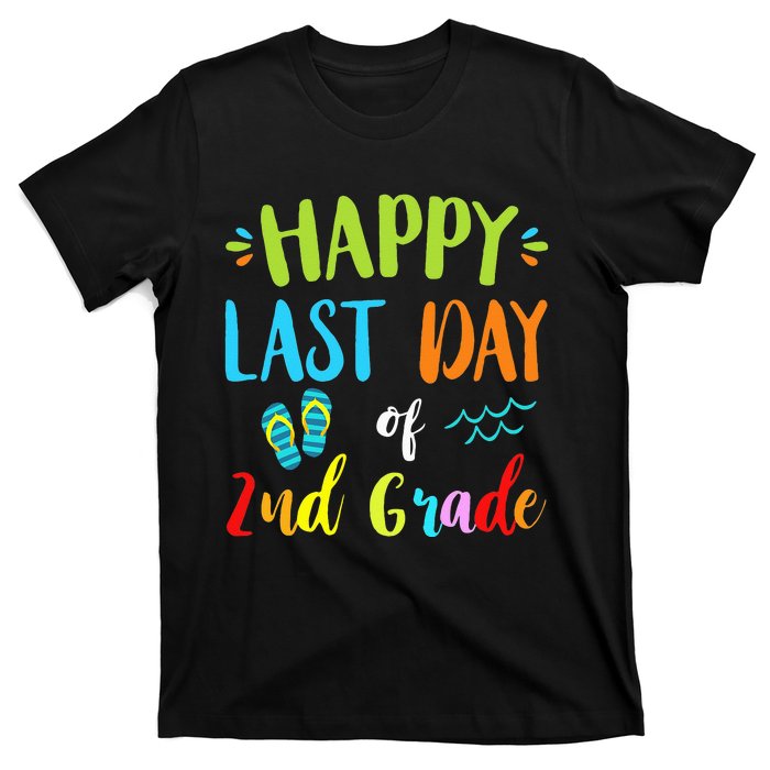 Happy Last Day Of 2Nd Grade Summer Vacation Gift Ideas T-Shirt