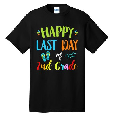 Happy Last Day Of 2Nd Grade Summer Vacation Gift Ideas Tall T-Shirt