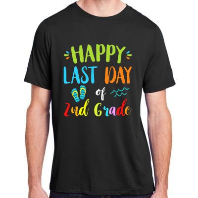 Happy Last Day Of 2Nd Grade Summer Vacation Gift Ideas Adult ChromaSoft Performance T-Shirt