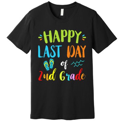 Happy Last Day Of 2Nd Grade Summer Vacation Gift Ideas Premium T-Shirt