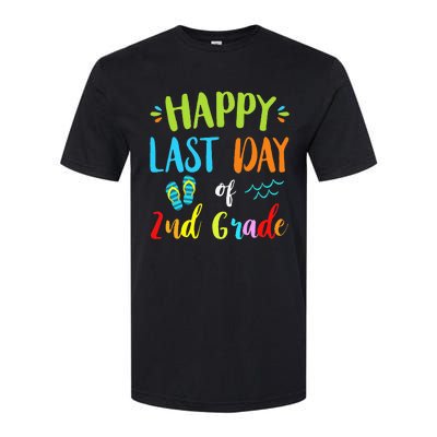 Happy Last Day Of 2Nd Grade Summer Vacation Gift Ideas Softstyle CVC T-Shirt