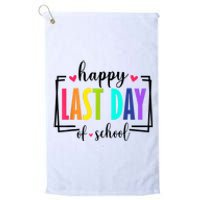 Happy Last Day Of School Teacher Student Graduation Platinum Collection Golf Towel