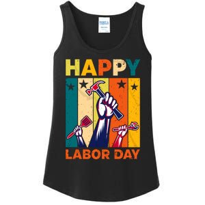 Happy Labor Day Design Ladies Essential Tank