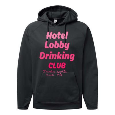 Hotel Lobby Drinking Club Traveling Tournament Performance Fleece Hoodie