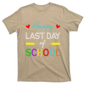 Happy Last Day Of School Teacher Student Summer Break T-Shirt