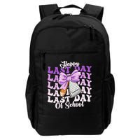 Happy Last Day Of School Coquette Bow Teachers Hello Summer Backpack