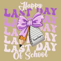 Happy Last Day Of School Coquette Bow Teachers Hello Summer Cooling Performance Crew T-Shirt