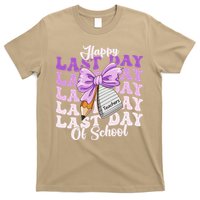 Happy Last Day Of School Coquette Bow Teachers Hello Summer T-Shirt