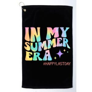 Happy Last Day Of School In My Summer Era Teacher Platinum Collection Golf Towel