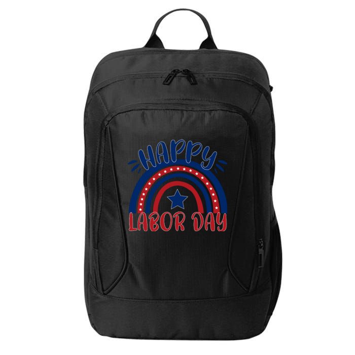 Happy Labor Day Celebration Graphic City Backpack