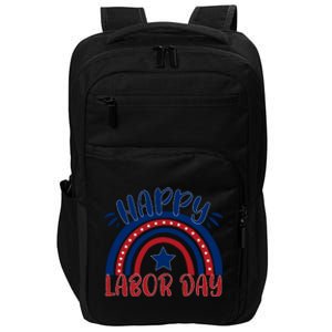 Happy Labor Day Celebration Graphic Impact Tech Backpack