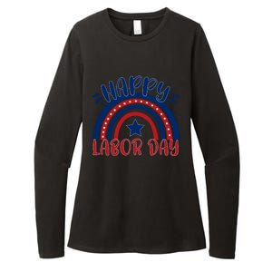 Happy Labor Day Celebration Graphic Womens CVC Long Sleeve Shirt