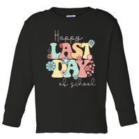 Happy Last Day of School Teacher Student Graduation Toddler Long Sleeve Shirt