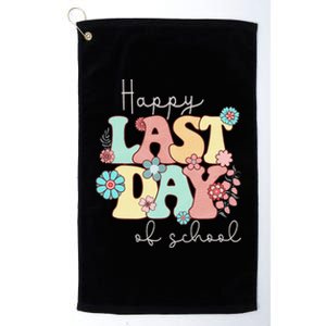 Happy Last Day of School Teacher Student Graduation Platinum Collection Golf Towel