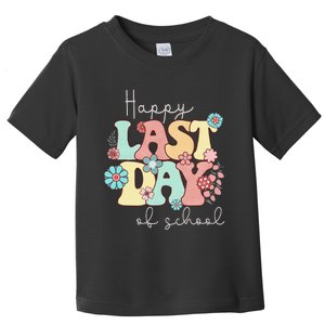 Happy Last Day of School Teacher Student Graduation Toddler T-Shirt