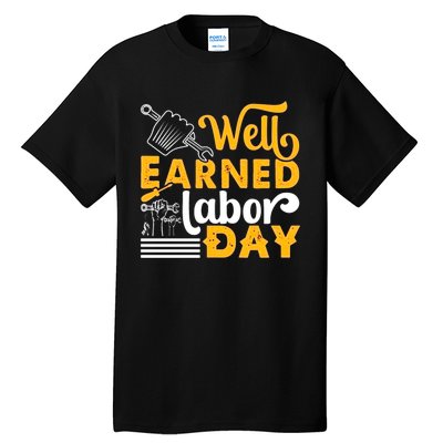 Happy Labor Day Design Union Worker Tall T-Shirt