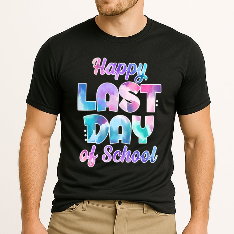 Happy Last Day Of School Colorful Performance Shirt