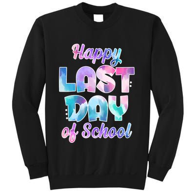 Happy Last Day Of School Colorful Sweatshirt