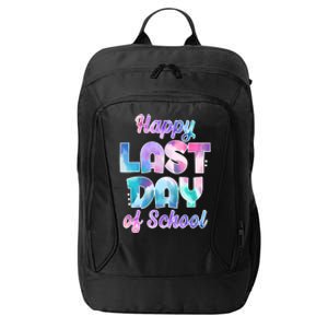 Happy Last Day Of School Colorful City Backpack