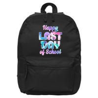 Happy Last Day Of School Colorful 16 in Basic Backpack
