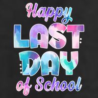 Happy Last Day Of School Colorful Golf Towel