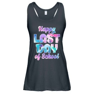 Happy Last Day Of School Colorful Ladies Essential Flowy Tank