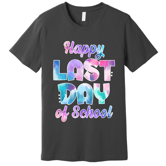 Happy Last Day Of School Colorful Premium T-Shirt