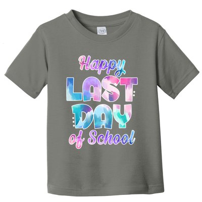 Happy Last Day Of School Colorful Toddler T-Shirt