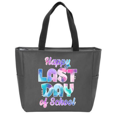 Happy Last Day Of School Colorful Zip Tote Bag