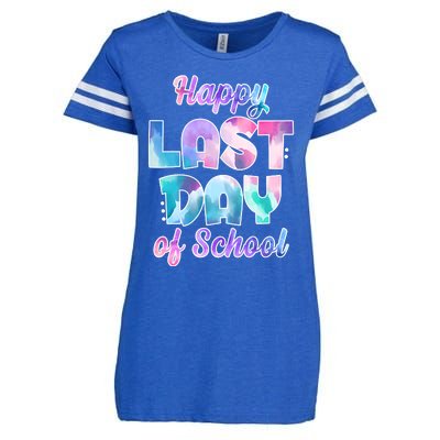 Happy Last Day Of School Colorful Enza Ladies Jersey Football T-Shirt