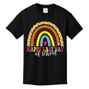 Happy Last Day of School Teacher Student Graduation Kids T-Shirt