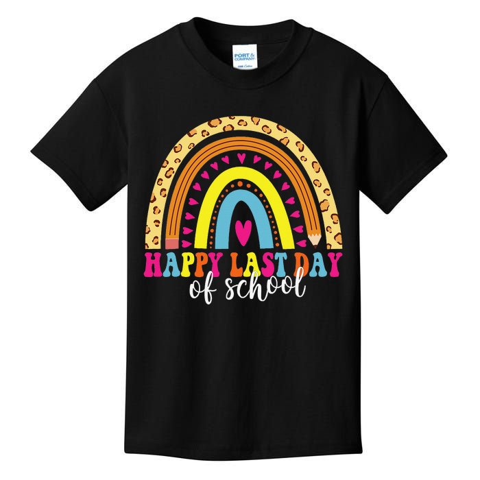 Happy Last Day of School Teacher Student Graduation Kids T-Shirt